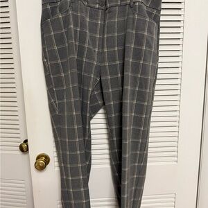 Talbots Gray Plaid Women's Dress Trousers